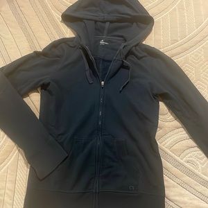 Gap body fit zip up sweatshirt